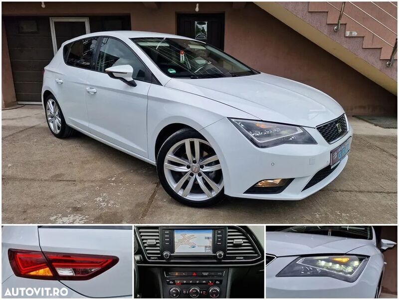 Alb Utilizat 2014 Seat Leon Hatchback | 7.777 EUR (Preț OK) - Imagine 1/4