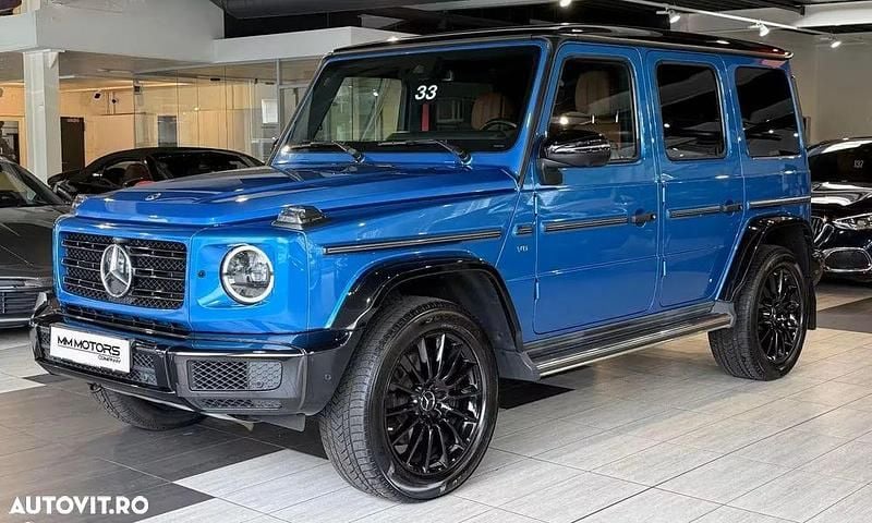 Culoarealbastru Utilizat 2021 Mercedes G500 SUV | 115.763 EUR (Preț bun) - Imagine 1/4