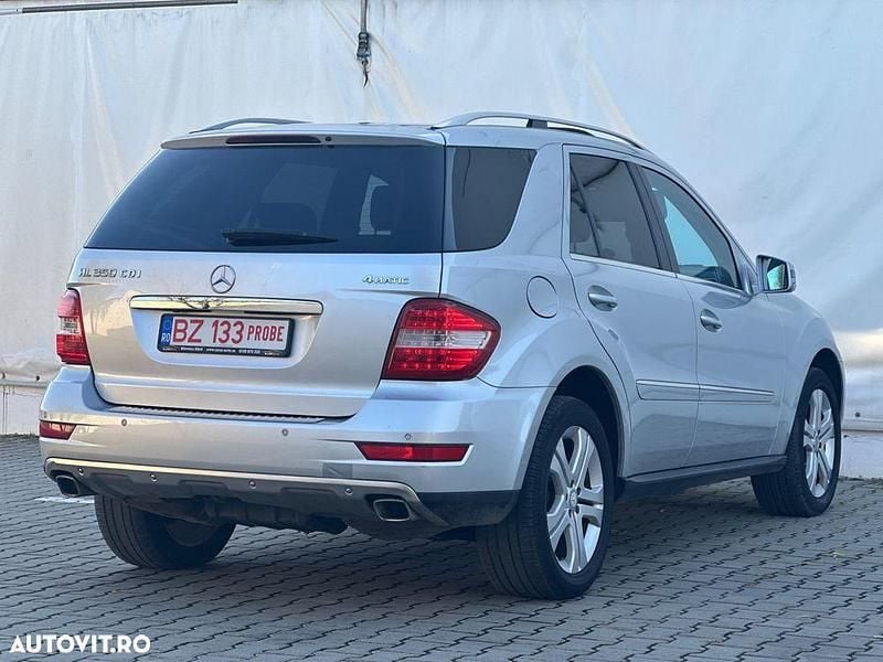 Second-hand Mercedes ML350 231 CP (169 kW) 2010 Culoareargint SUV