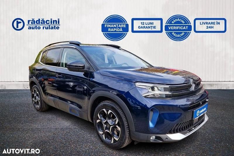 Albastru Utilizat 2022 Citroën C5 Aircross Shine SUV | 29.500 EUR (Scump) - Imagine 1/4