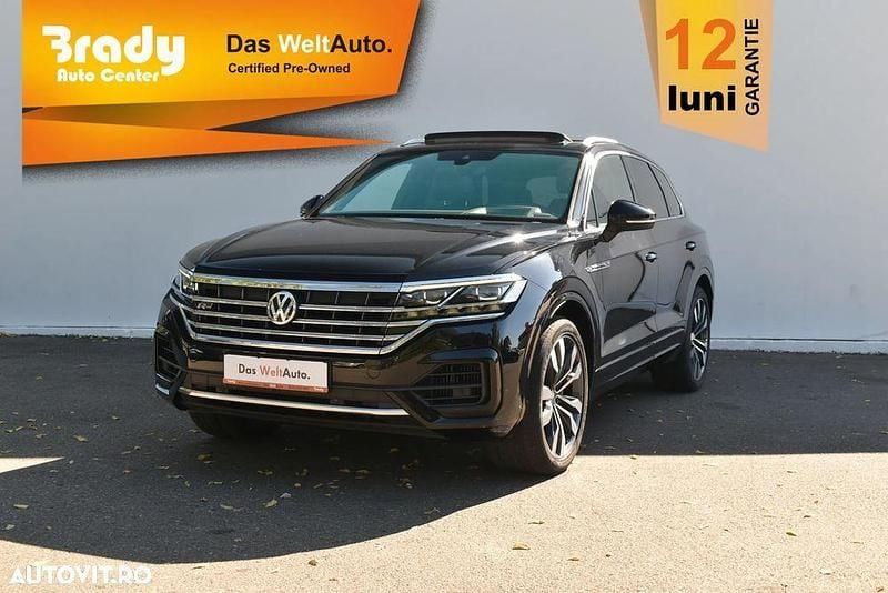 Culoarenegru Utilizat 2019 VW Touareg R-line SUV | 35.990 EUR - Imagine 1/4