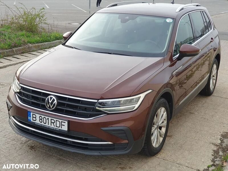 Maro Utilizat 2021 VW Tiguan Comfortline SUV | 21.901 EUR (Preț OK) - Imagine 1/4