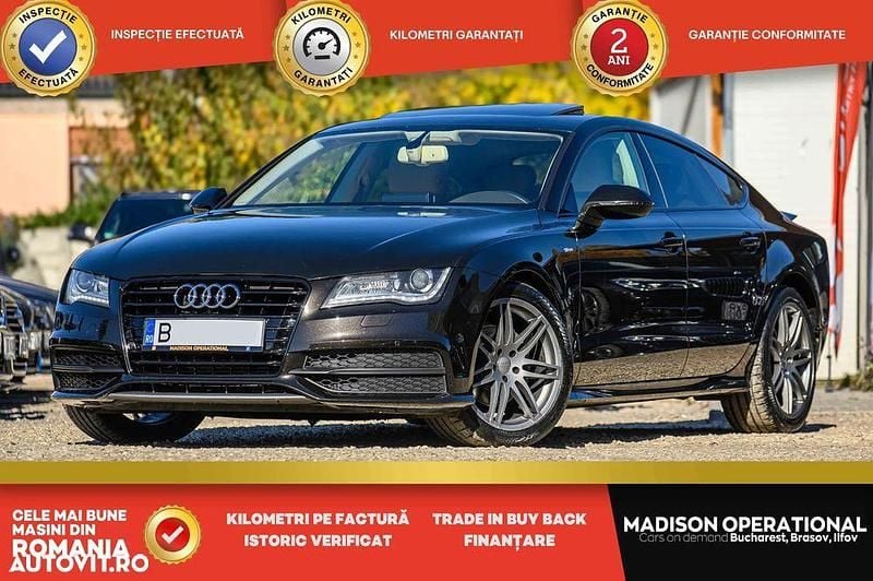 Culoarenegru Utilizat 2014 Audi A7 Hatchback | 12.850 EUR (Preț bun) - Imagine 1/4