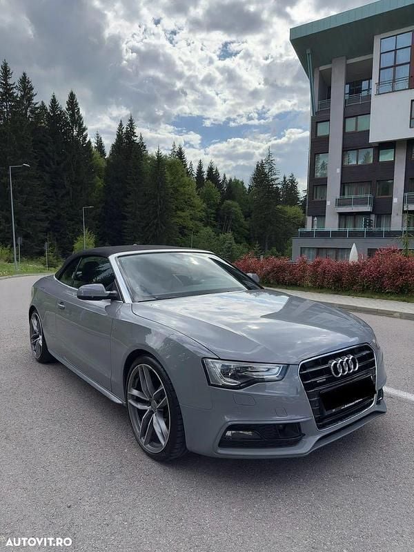 Gri Utilizat 2015 Audi A5 Cabriolet Cabrio | 17.900 EUR (Preț OK) - Imagine 1/4