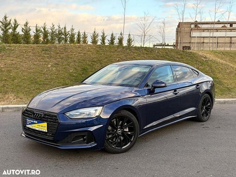 Culoarealbastru Utilizat 2021 Audi A5 Sportback Advanced Hatchback | 19.999 EUR (Super Preț) - Imagine 1/4