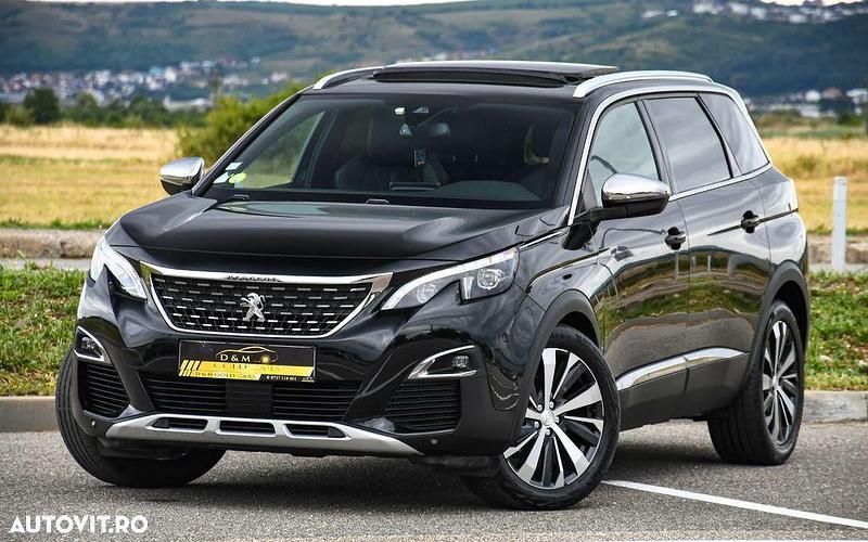 Negru Utilizat 2018 Peugeot 5008 GT Monovolum | 16.990 EUR (Preț OK) - Imagine 1/4