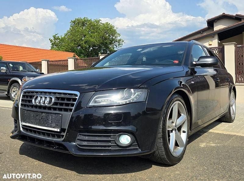 Negru Utilizat 2010 Audi A4 S-Line Break | 5.950 EUR (Preț bun) - Imagine 1/4