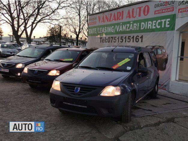 Albastru Utilizat 2007 Dacia Logan Berlinǎ | 1.999 EUR (Preț OK) - Imagine 1/4