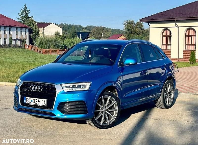 Culoarealbastru Utilizat 2016 Audi Q3 S-Line SUV | 16.850 EUR (Puțin scump) - Imagine 1/4