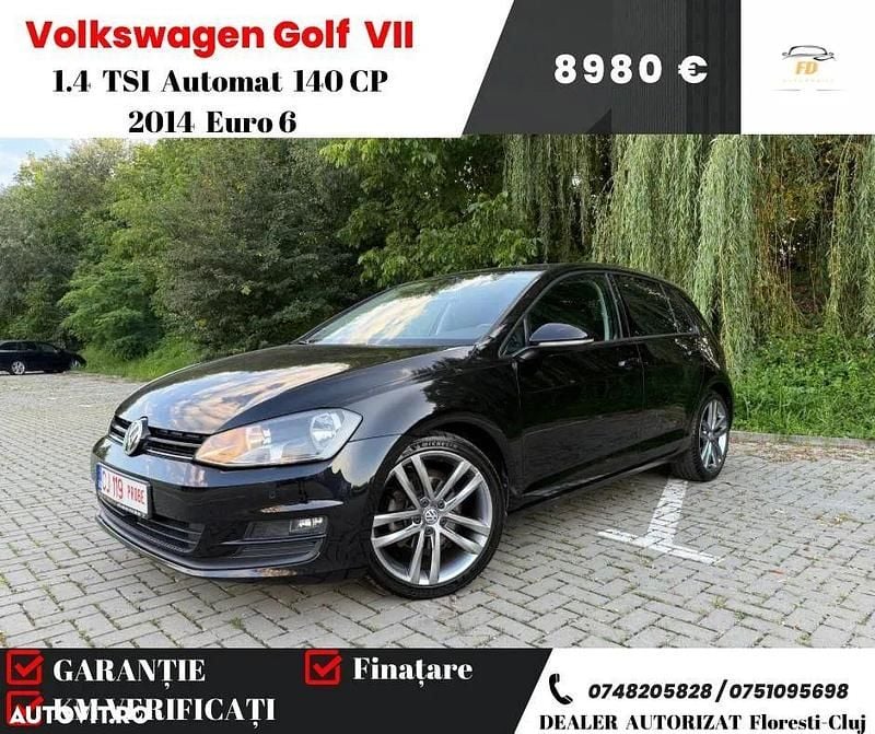 Culoarenegru Utilizat 2014 VW Golf VII Comfortline Hatchback | 8.980 EUR (Preț bun) - Imagine 1/4