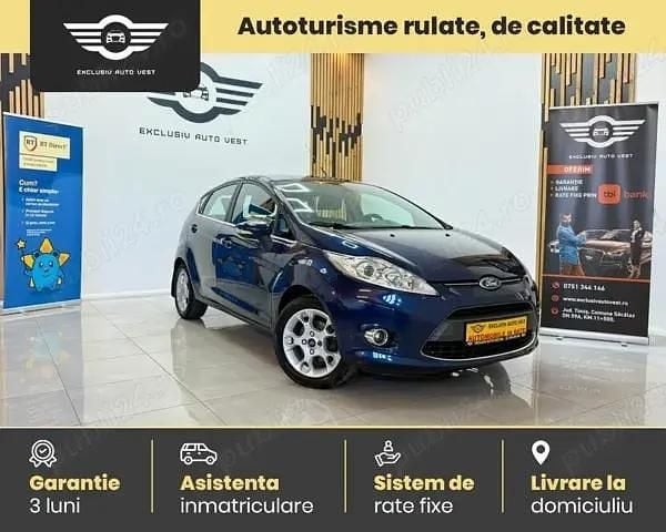 Albastru Utilizat 2011 Ford Fiesta Hatchback | 3.999 EUR (Scump) - Imagine 1/4