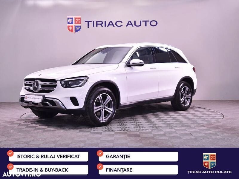 Negru Utilizat 2021 Mercedes GLC220 SUV | 32.500 EUR (Preț bun) - Imagine 1/4