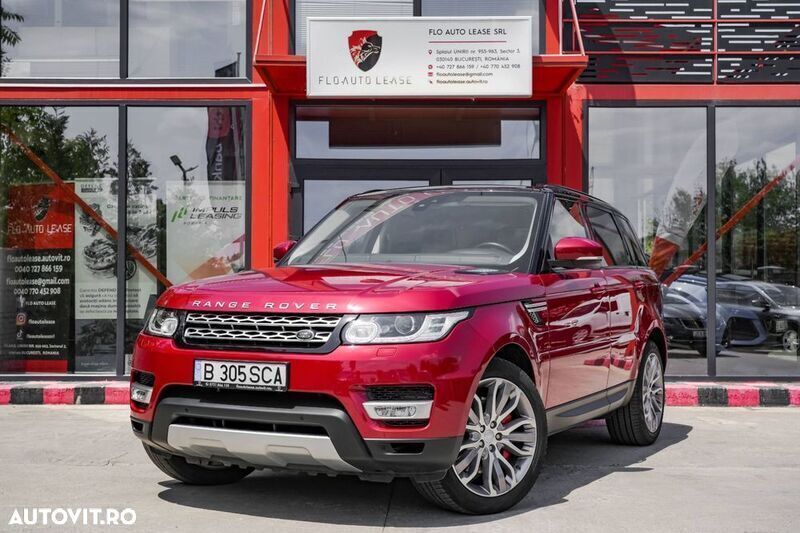 Rosu Utilizat 2018 Land Rover Range Rover Sport SUV | 35.989 EUR (Preț OK) - Imagine 1/4