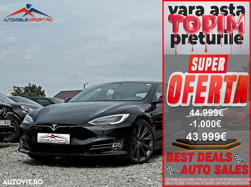 Negru Utilizat 2019 Tesla Model S Performance Berlinǎ | 43.999 EUR - Imagine 1/4