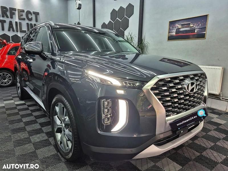 Gri Utilizat 2019 Hyundai Palisade SUV | 34.998 EUR - Imagine 1/4