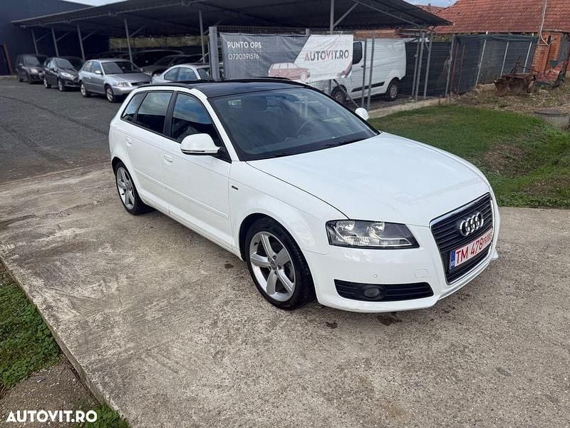 Culoarealb Utilizat 2010 Audi A3 Sportback S-Line Hatchback | 5.300 EUR (Preț bun) - Imagine 1/4