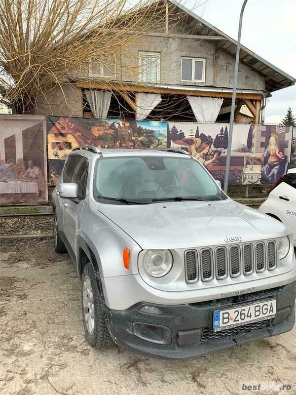 Second-hand Jeep Renegade Limited 140 CP (102 kW) 2015 Argintiu SUV