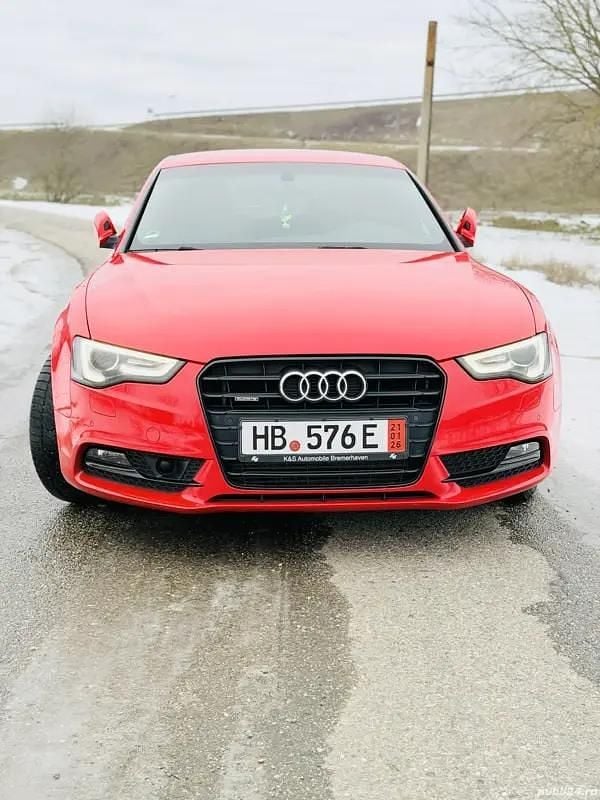 Rosu Utilizat 2016 Audi A5 S-Line Hatchback | 14.990 EUR (Super Preț) - Imagine 1/4