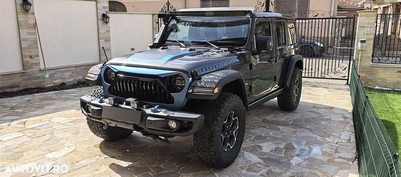 Gri Utilizat 2022 Jeep Wrangler Unlimited Rubicon SUV | 59.900 EUR - Imagine 1/4