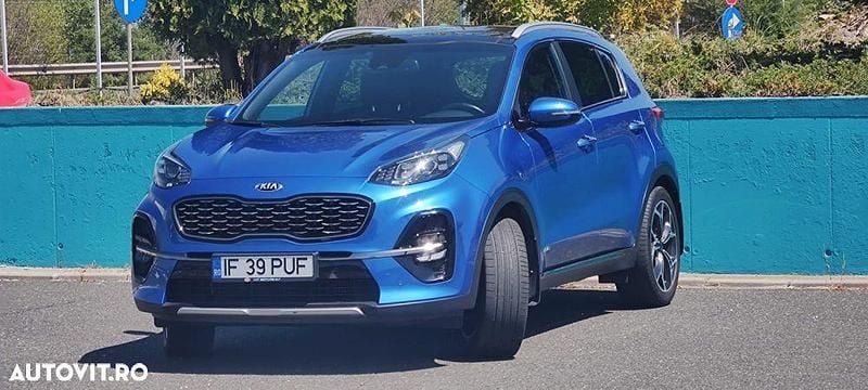 Second-hand Kia Sportage GT-Line 177 CP (130 kW) 2019 Culoarealbastru SUV