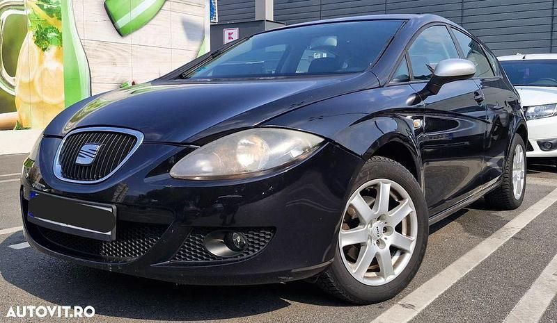 Negru Utilizat 2008 Seat Leon Reference Hatchback | 3.300 EUR (Preț OK) - Imagine 1/4