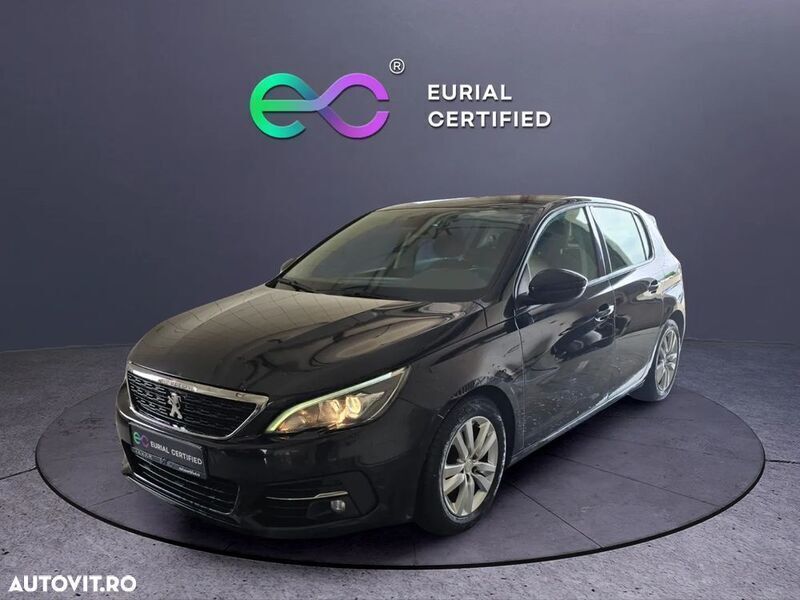 Negru Utilizat 2018 Peugeot 308 Allure Hatchback | 9.456 EUR (Puțin scump) - Imagine 1/4