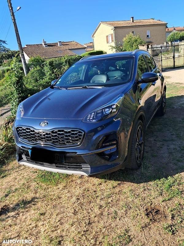 Culoarealbastru Utilizat 2020 Kia Sportage 4 SUV | 19.000 EUR (Preț OK) - Imagine 1/4