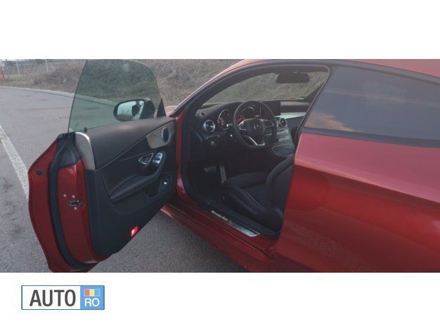Second-hand Mercedes C250 204 CP (150 kW) 2018 Rosu Coupe