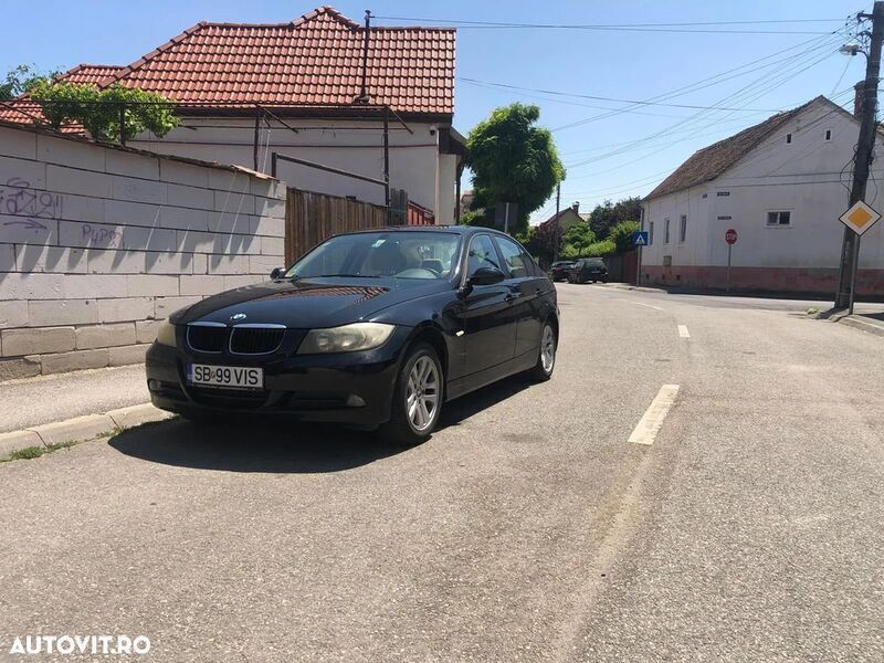 Negru Utilizat 2008 BMW 318 Berlinǎ | 4.300 EUR (Preț OK) - Imagine 1/4