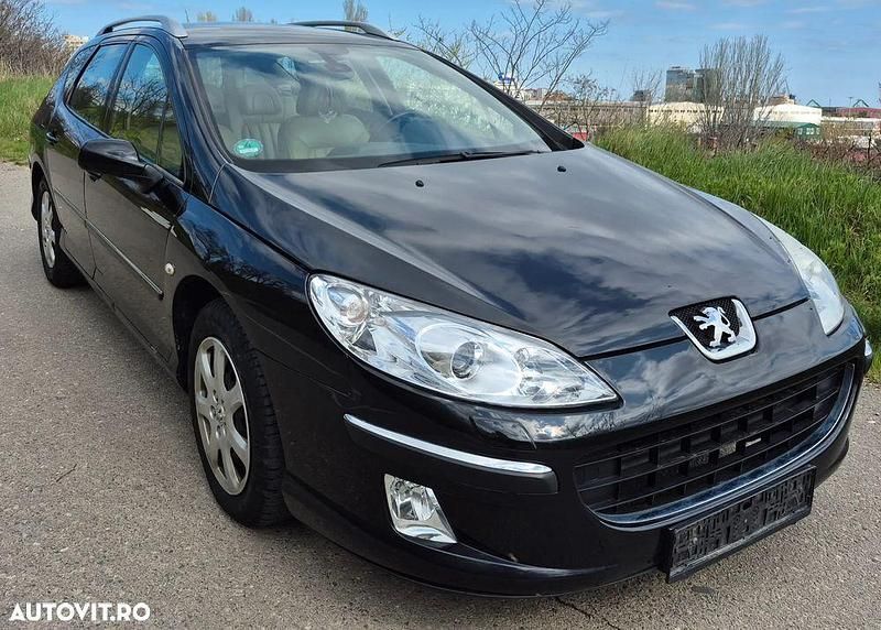 Negru Utilizat 2005 Peugeot 407 Break | 2.049 EUR (Preț OK) - Imagine 1/4