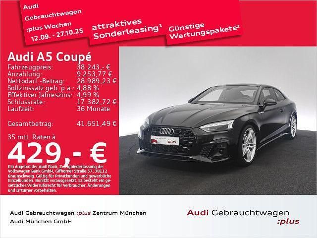 Utilizat 2021 Audi A5 S-Line Coupe | 41.802 EUR (Scump) - Imagine 1/1