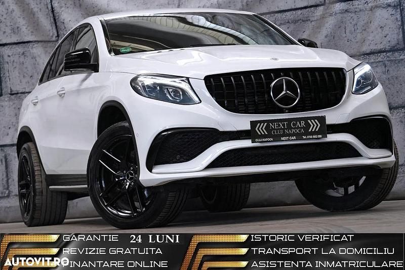 Second-hand Mercedes GLE350 AMG line 258 CP (189 kW) 2016 Culoarealb Coupe