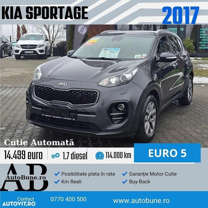 Culoaregri Second-hand 2017 Kia Sportage DREAM-TEAM Edition SUV | 14.499 EUR (Preț OK) - Imagine 1/4