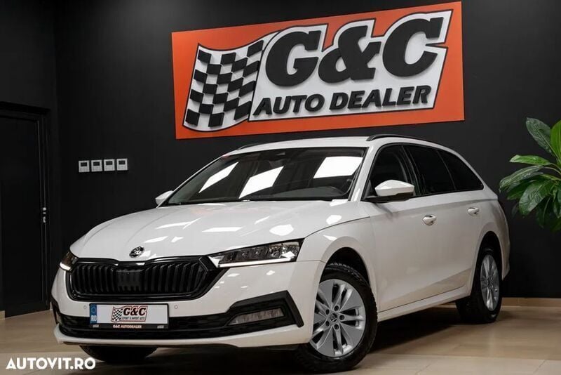 Alb Utilizat 2021 Skoda Octavia Ambition Break | 15.000 EUR (Preț bun) - Imagine 1/4