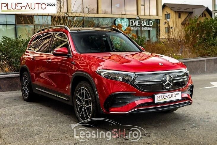 Roșu Utilizat 2022 Mercedes EQB300 SUV | 42.900 EUR - Imagine 1/4
