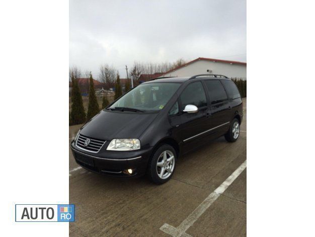 Negru Utilizat 2004 VW Sharan Monovolum | 4.350 EUR - Imagine 1/4