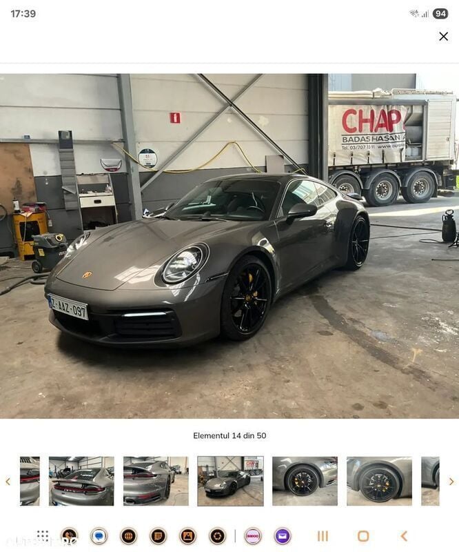 Gri Utilizat 2022 Porsche 911 Carrera Coupe | 109.000 EUR - Imagine 1/4