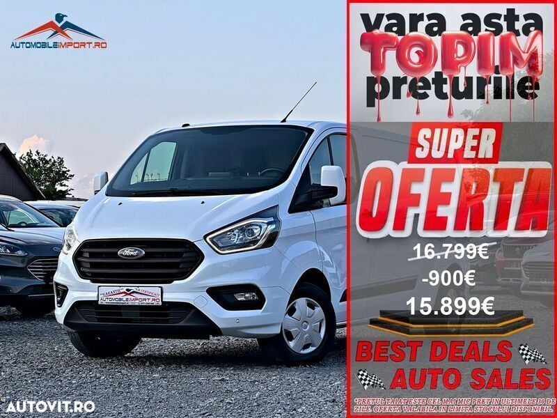 Alb Utilizat 2019 Ford Transit Custom Trend Monovolum | 15.900 EUR (Preț OK) - Imagine 1/4