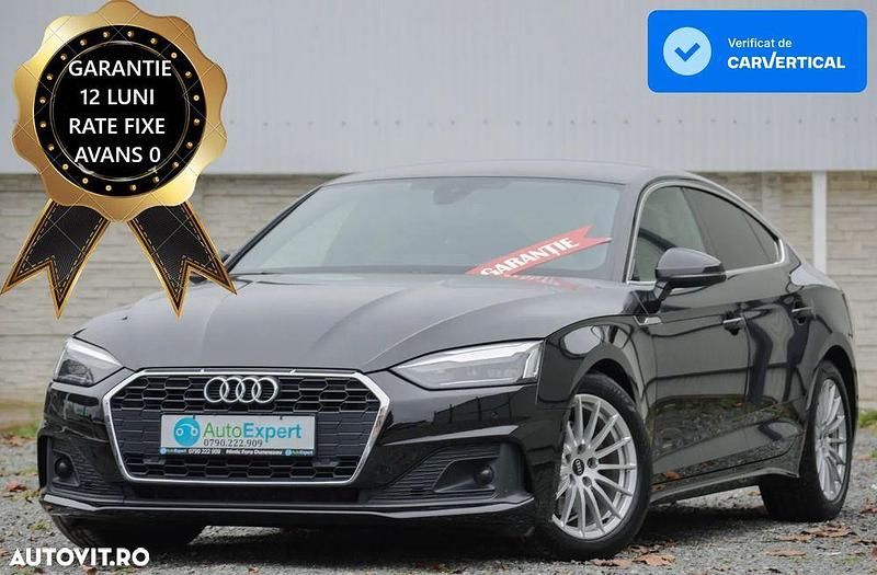 Culoarenegru Utilizat 2021 Audi A5 Sportback Advanced Hatchback | 19.980 EUR (Super Preț) - Imagine 1/4