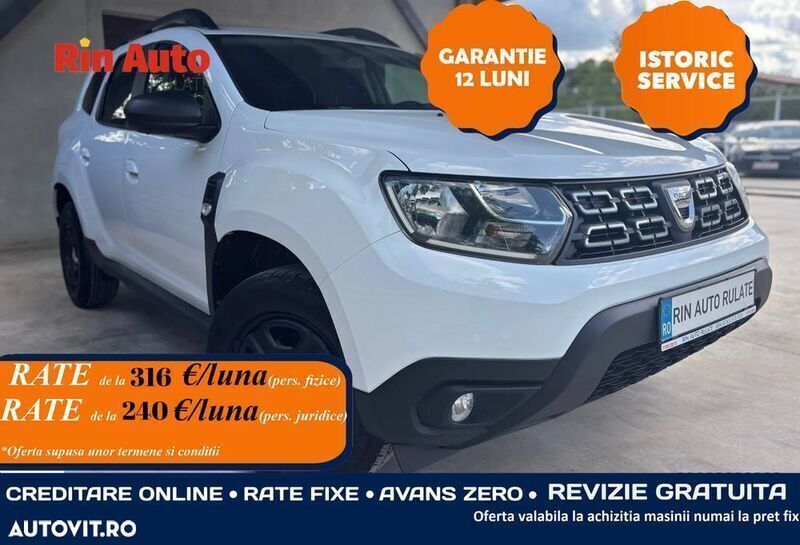Alb Utilizat 2020 Dacia Duster Comfort SUV | 13.990 EUR (Preț OK) - Imagine 1/4