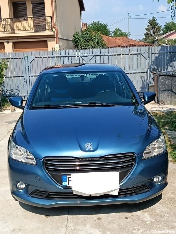Albastru Utilizat 2016 Peugeot 301 Berlinǎ | 8.000 EUR (Preț OK) - Imagine 1/4