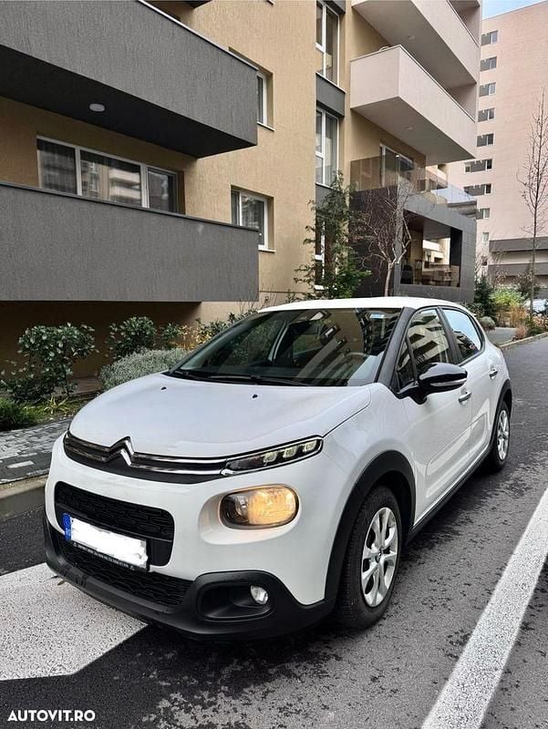 Culoarealb Utilizat 2018 Citroën C3 PureTech | 7.400 EUR (Preț OK) - Imagine 1/4