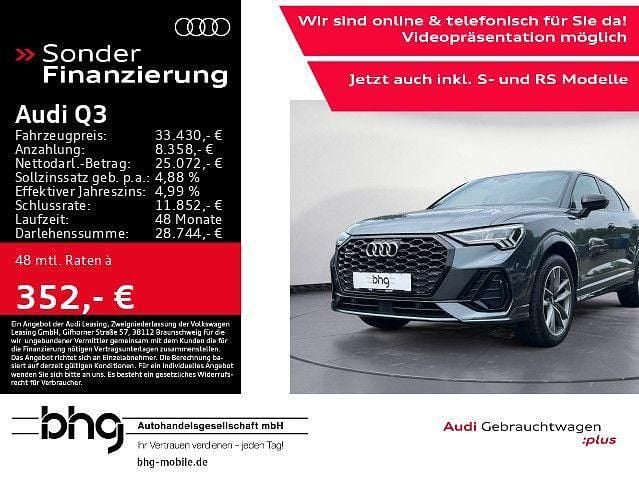 Utilizat 2020 Audi Q3 Sportback S-Line SUV | 36.099 EUR (Preț OK) - Imagine 1/1