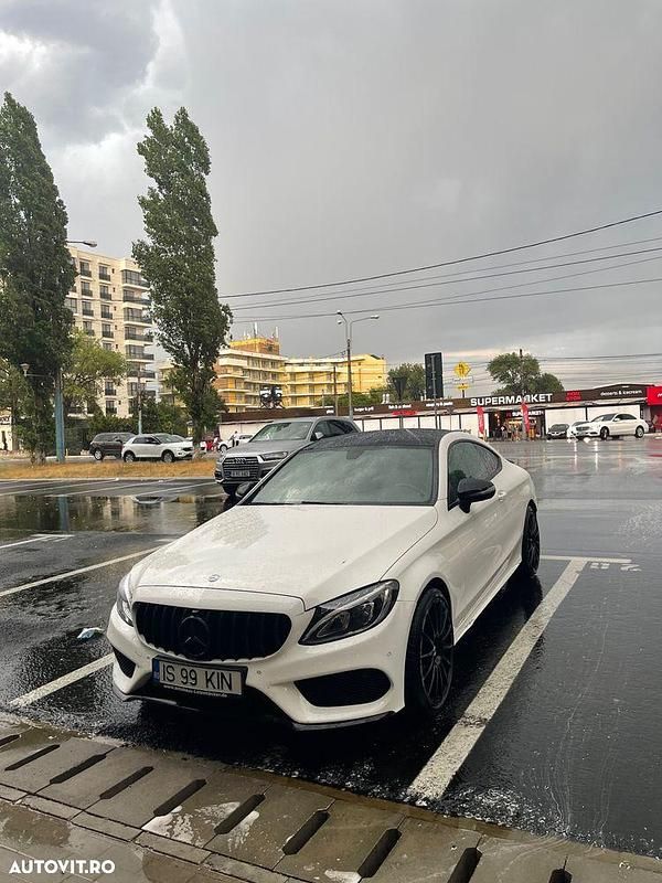 Second-hand Mercedes C200 184 CP (135 kW) 2016 Culoarealb Coupe