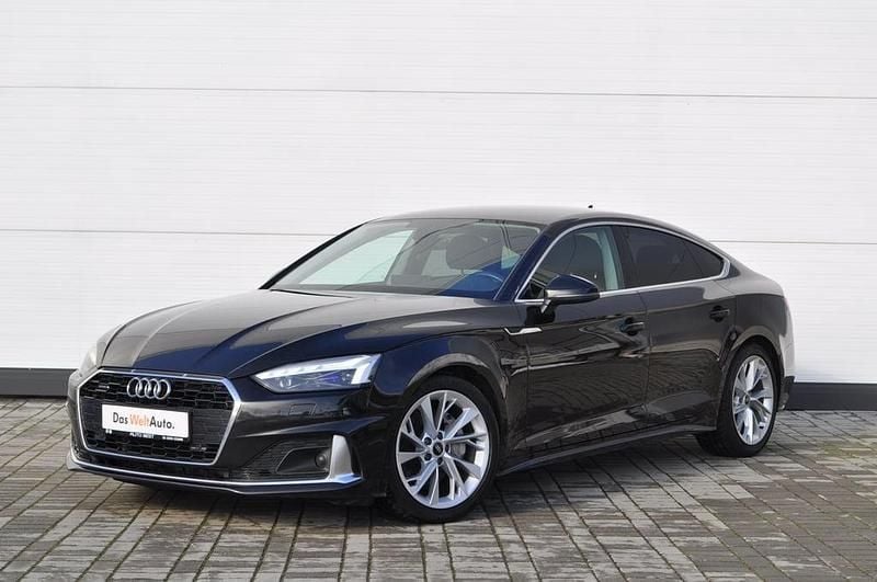 Negru metalic Second-hand 2022 Audi A5 Sportback Advanced Hatchback | 24.950 EUR (Preț bun) - Imagine 1/4