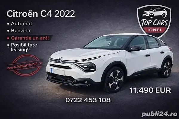 Alb Utilizat 2022 Citroën C4 Hatchback | 11.490 EUR (Super Preț) - Imagine 1/4