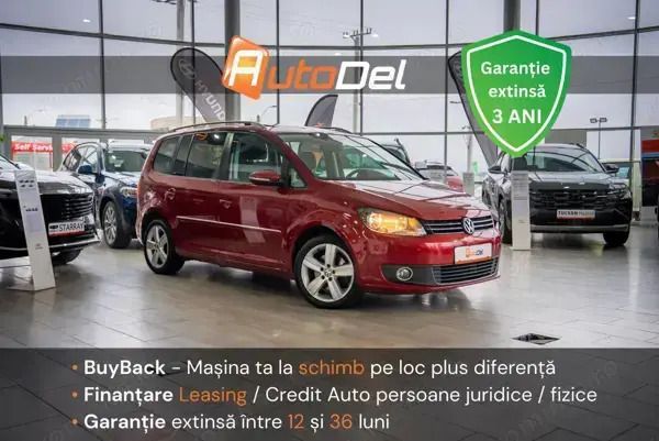 Rosu Utilizat 2010 VW Touran Monovolum | 5.750 EUR (Preț OK) - Imagine 1/4