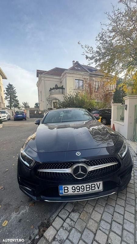 Culoarenegru Utilizat 2020 Mercedes CLS450 Coupe | 43.999 EUR (Preț bun) - Imagine 1/4