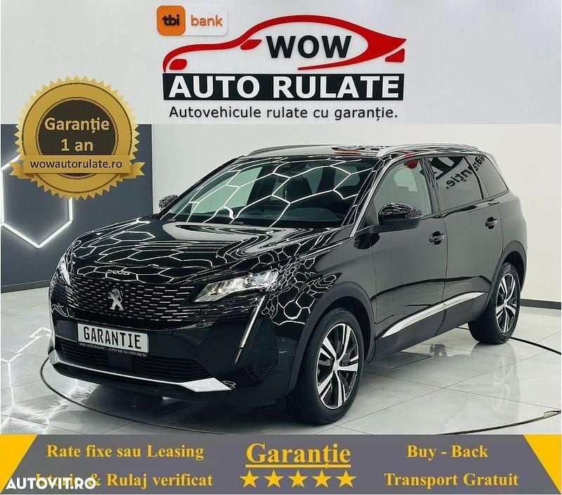 Second-hand Peugeot 5008 Allure 130 CP (95 kW) 2022 Culoarenegru SUV