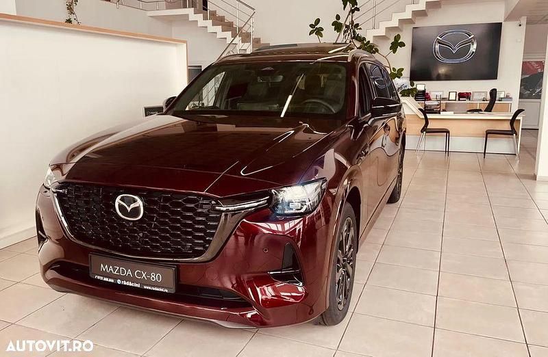 Rosu Nouă 2024 Mazda CX-80 SUV | 58.706 EUR (Preț OK) - Imagine 1/4